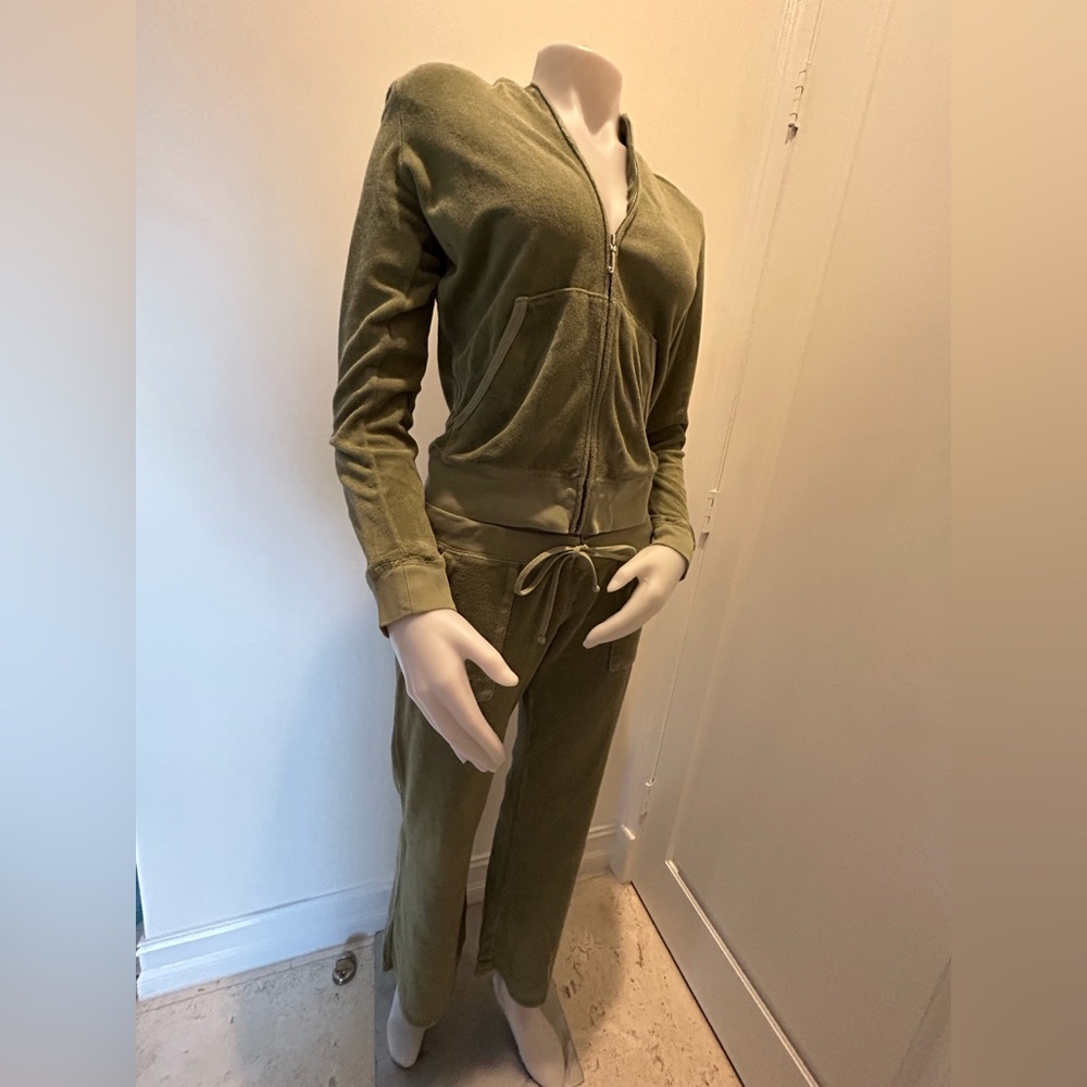Authentic, vintage green Juicy Couture tracksuit